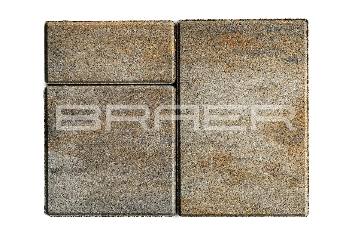 Тротуарная плитка Старый город Ландхаус, Color Mix Песчаник, 80 мм Тротуарная плитка Старый город Ландхаус, Color Mix Песчаник, 80 мм