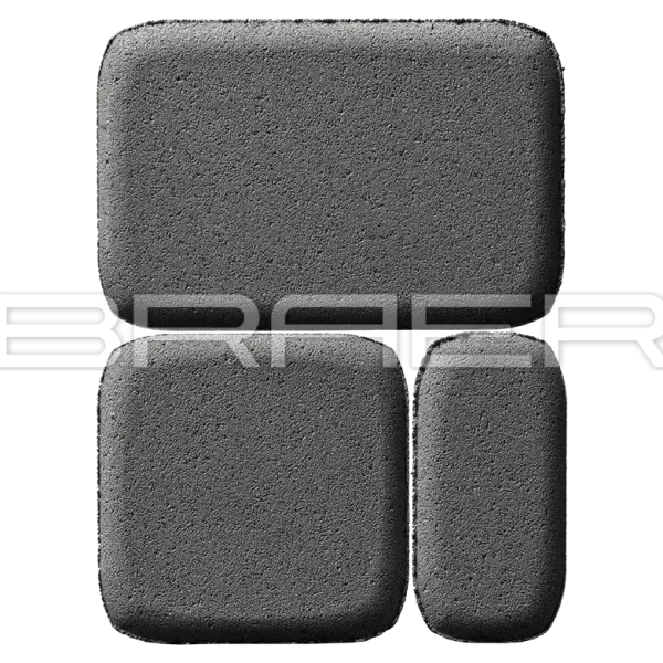 Тротуарная плитка Классико, Серый, 60 мм