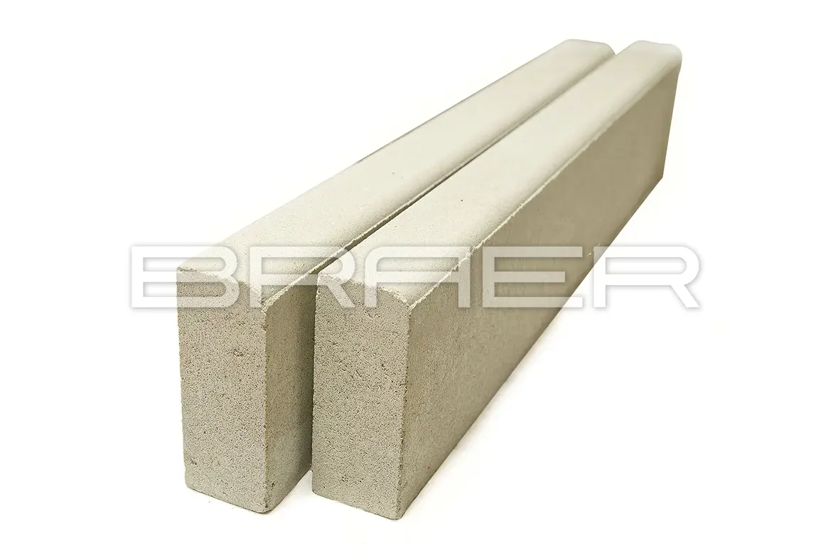 Бордюрный камень Бордюр тротуарный БР 100.20.8, Белый Бордюрный камень Бордюр тротуарный БР 100.20.8, Белый