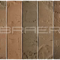 Облицовочный кирпич БРАЕР Баварская кладка, риф, 1 НФ