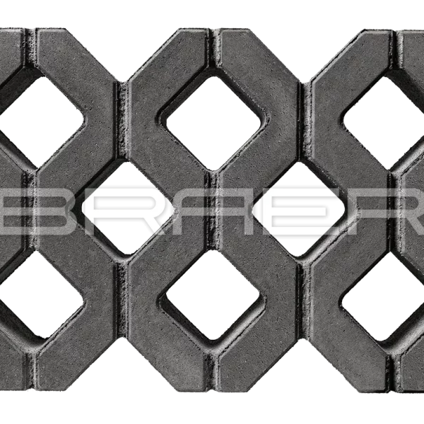 Газонная решётка Меба, Серый, h=100 мм