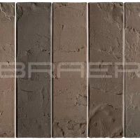 Облицовочный кирпич БРАЕР кладка Мокко, гладкий, 1 НФ