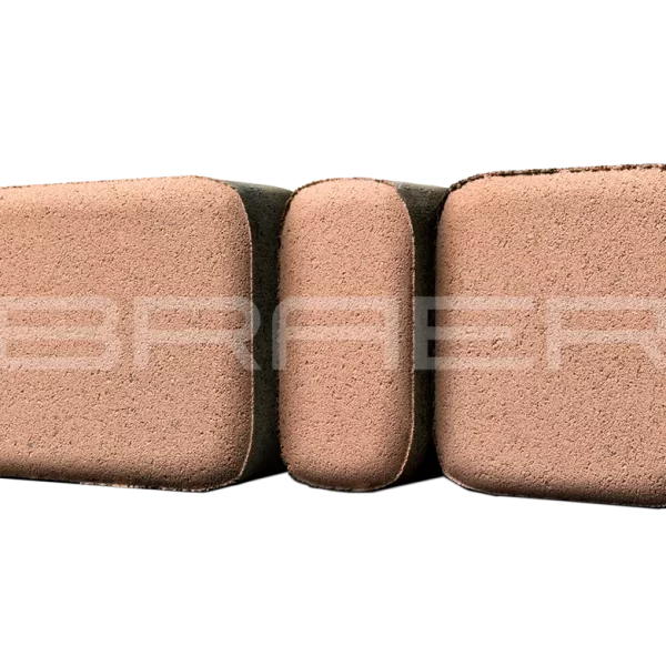 Тротуарная плитка Классико, Коралловый, 60 мм