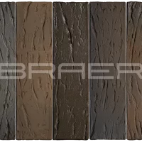 Облицовочный кирпич БРАЕР кладка Limited Этна, кора дуба, 1 НФ