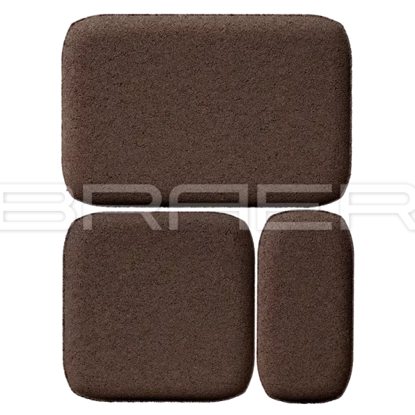 Тротуарная плитка Классико, Коричневый, 60 мм