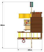 Детский игровой комплекс для дома Baby Mark 4
