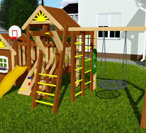 Детская площадка для помещений Baby Mark 6