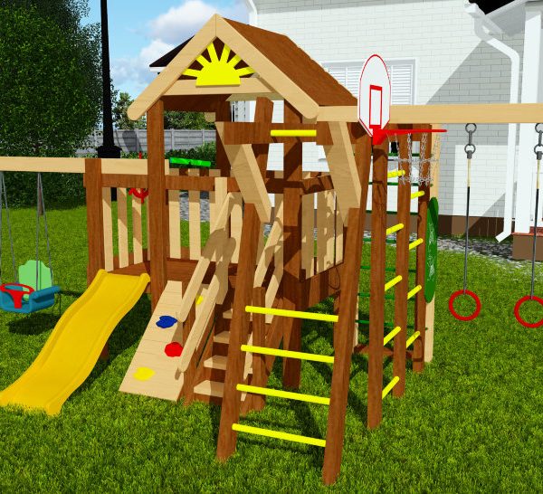 Детский игровой комплекс для дома Baby Mark 4