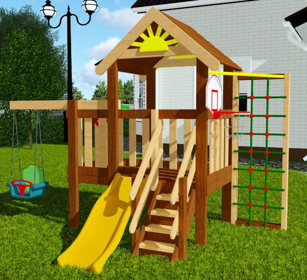 Игровой комплекс для помещений Baby Mark 1