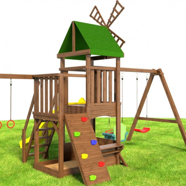 Детская площадка ‘Мельница с домиком’