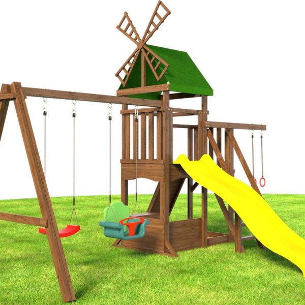 Детская площадка ‘Мельница с домиком’