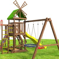 Детская площадка Мельница с трубой 1