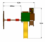 Детская площадка ‘Мельница с барной стойкой’