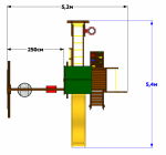 Детская площадка ‘Мельница спорт’