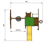 Детская площадка Romashka 4 Norm