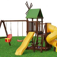 Детская площадка Мельница с трубой 2