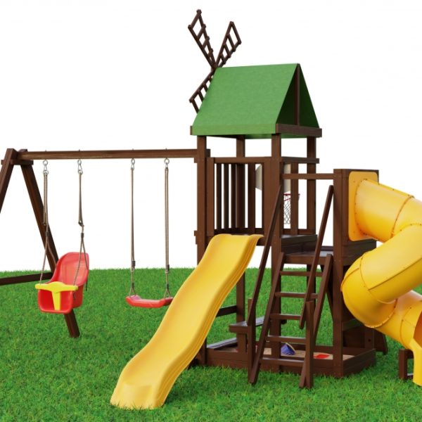 Детская площадка Мельница с трубой 1