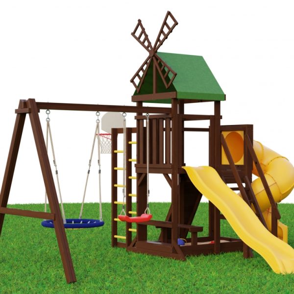 Детская площадка Мельница с трубой 2