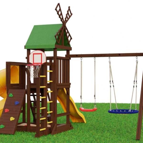 Детская площадка Мельница с трубой 2