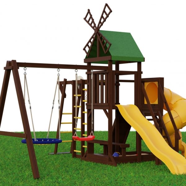 Детская площадка Мельница с трубой 3