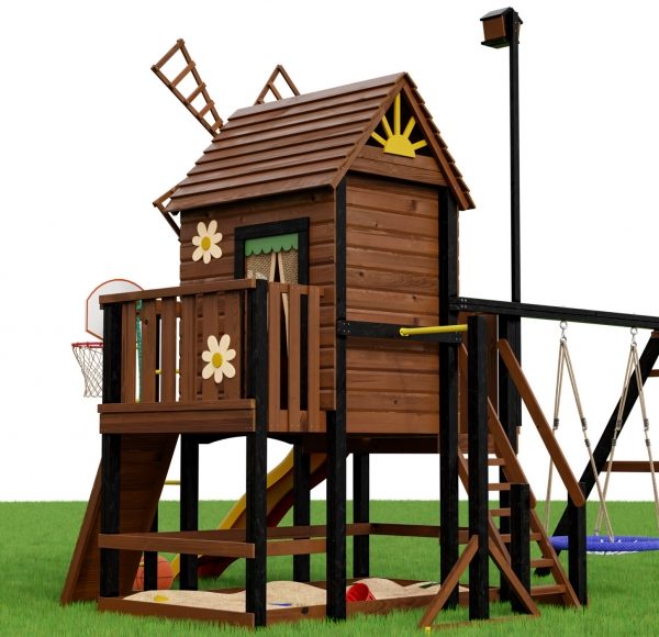 Детская площадка Мельница ‘Marvill 1’ + игровой колодец ‘Reverso’