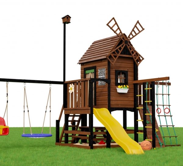 Детская площадка Мельница ‘Marvill 2’ + игровой колодец ‘Reverso’