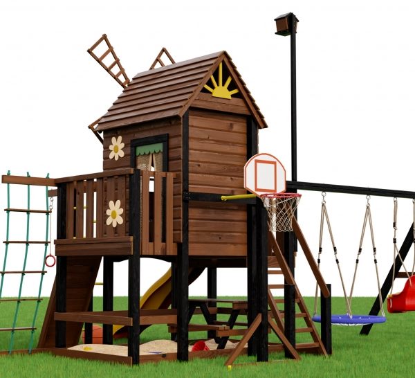 Детская площадка Мельница ‘Marvill 2’ + игровой колодец ‘Reverso’