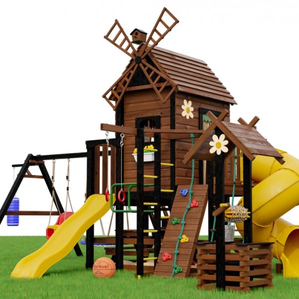 Детская площадка Мельница ‘Marvill 5’ + игровой колодец ‘Reverso’