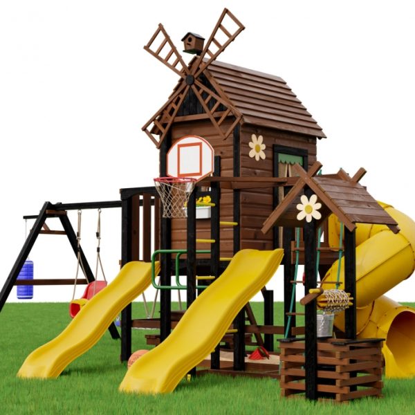 Детская площадка Мельница ‘Marvill 6’ + игровой колодец ‘Reverso’
