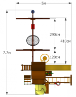 Детская площадка Mark Spring Turbo 13