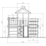 Игровой комплекс Савушка Baby 4 оливковый
