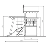 Игровой комплекс Савушка Baby 4 оливковый