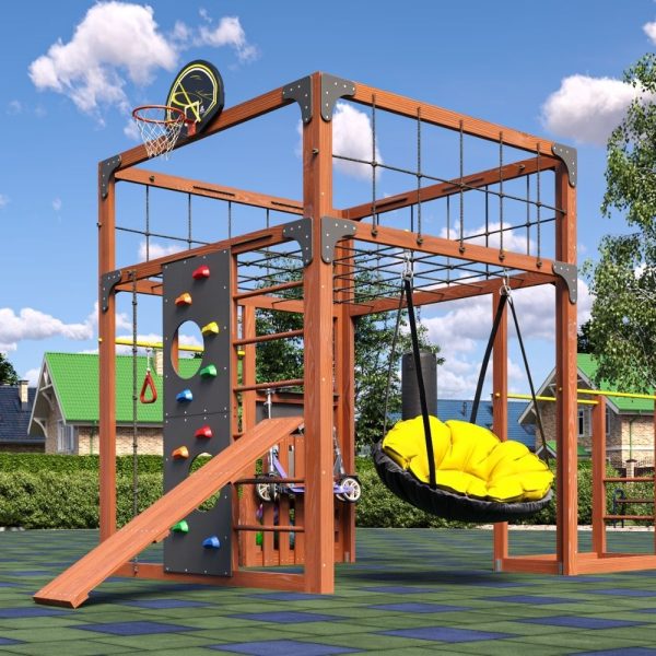 Детская площадка Савушка КУБ-1 (Махагон)