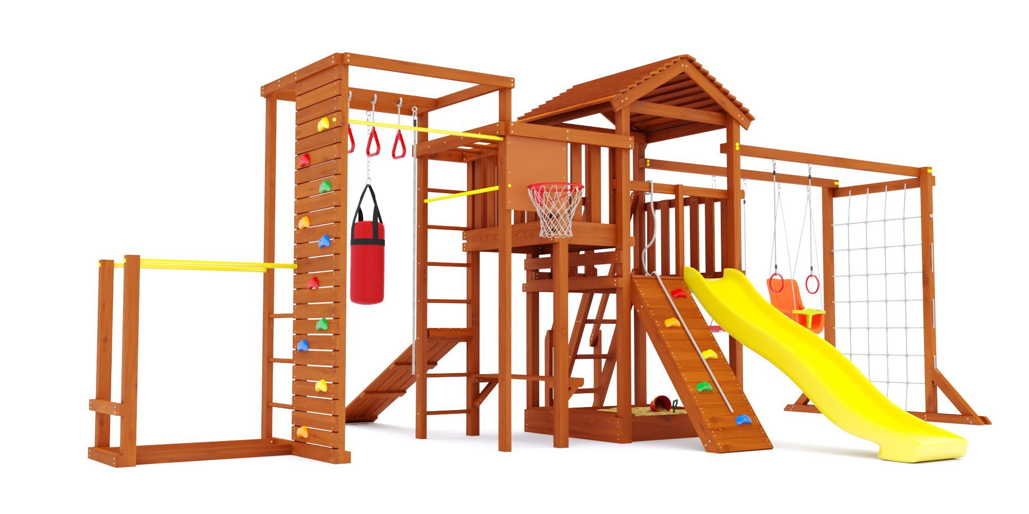 Детская площадка Савушка Мастер 4 Семейная Детская площадка Савушка Мастер 4 Семейная