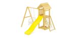 Детская площадка Савушка Мастер 7 с плетеным креслом