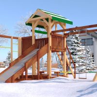 Зимняя горка Савушка Зима 8/1 (BLACK)