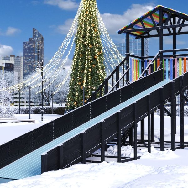 Зимняя горка Савушка Зима 8/1 (BLACK)