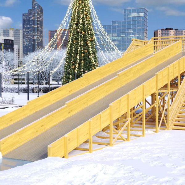 Зимняя горка Савушка Зима Wood 12/1