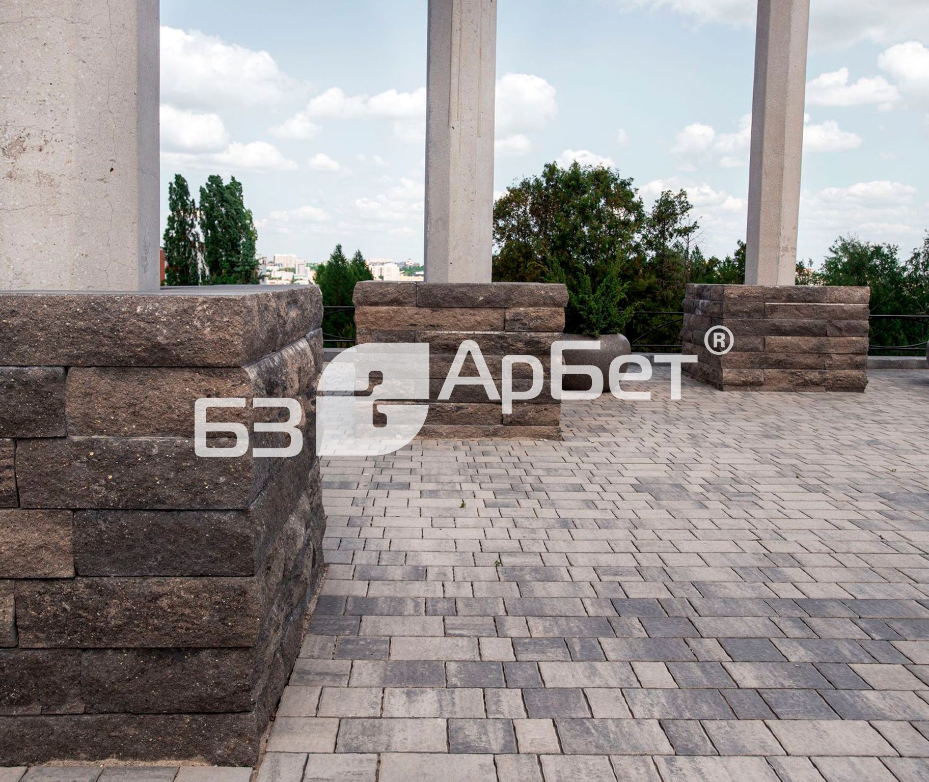 Тротуарная плитка СТАРЫЙ ГОРОД Однотонные Тротуарная плитка СТАРЫЙ ГОРОД Однотонные